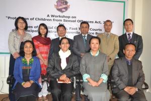 A workshop on "Protection of Children from Sexual Offences Act, 2012" for Judges of Special Courts, Fast Track Courts and Principal Magistrates, Juvenile Justice Boards Sikkim on 7-05-2016