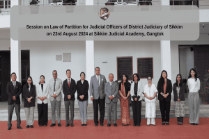Session on Law of Partition for Judicial Officers of District Judiciary on August 23rd 2024