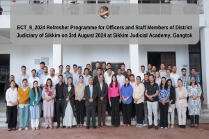 ECT_9_2024 Refresher Programme for Officers and Staff Members of District Judiciary on 3rd August 2024