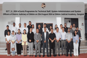 ECT_11_2024 eCourts Programme for Technical Staff, System Administrators and System Officers of District Judiciary of Sikkim on 23rd August 2024