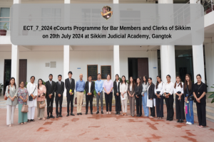 ECT_7_2024 eCourts Programme for Bar Members and Clerks of Sikkim on July 20th 2024